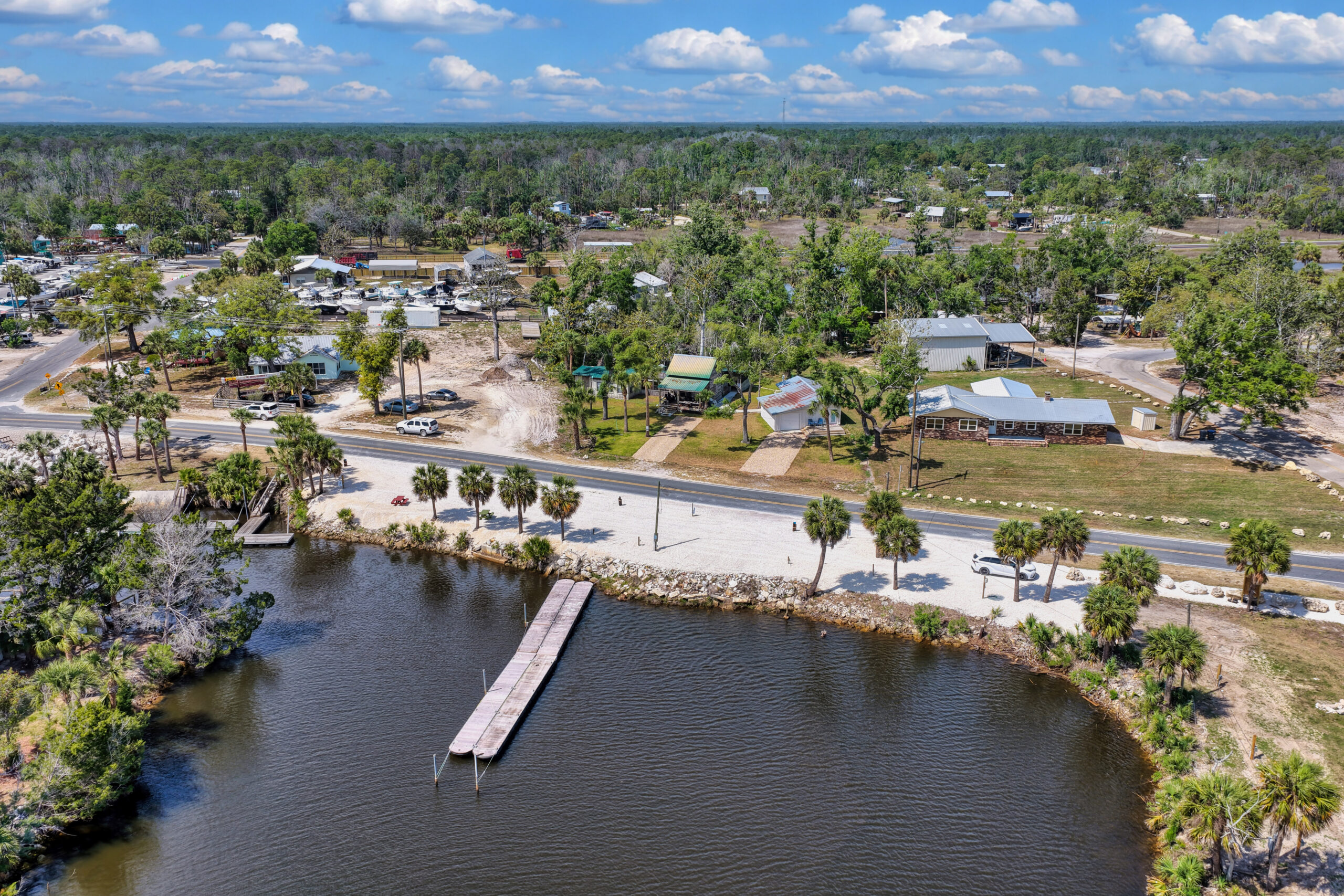 Aerial view of Coppertone Creations